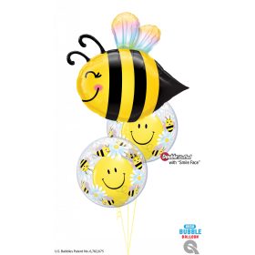   Héliumos luficsokor bármely alkalomra, méhecske, bee - INGYENES KISZÁLLÍTÁSSAL