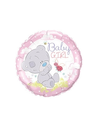 Fólia lufi babaszületésre 18" 45cm - Baby Girl