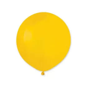 Gömb lufi 19" (48cm-es) léggömb, Sárga