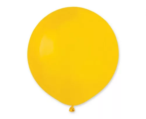 Gömb lufi 19" (48cm-es) léggömb, Sárga