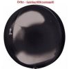 Egyszínű fólia gömb lufi 16" 40cm fekete Orbz, 2834399, héliummal töltve