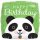 Fólia lufi 18" 46cm Happy Birthday panda 