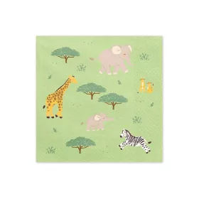 Szalvéta 33x33cm 12db Safari, Dzsungel