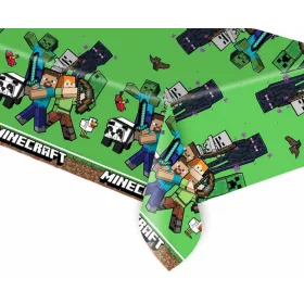 Műanyag asztalterítő 180x120cm, Game, Minecraft