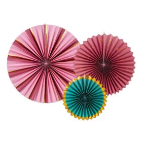 Rozetta dekoráció, 3db, Mix legyeződekor