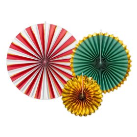 Rozetta dekoráció, 3db, Mix legyeződekor