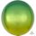 Fólia gömb lufi 16" 40cm  Orbz, Ombre, sárga-zöld, kód:4
