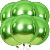 Fólia gömb lufi 16" 40cm  Orbz, Ombre, sárga-zöld, kód:4, héliummal töltve