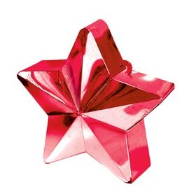   Léggömbsúly, nehezék 170g csillag forma, piros színben, 11780007