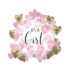 Óriás lufi 30"  76 cm Baby girl,