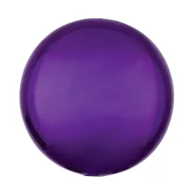 Egyszínű gömb lufi 15" 38cm Lila Orbz