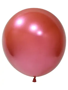 BALONEVI Latex lufi 24" 60cm, 3db/cs, Krom Red, Króm Piros
