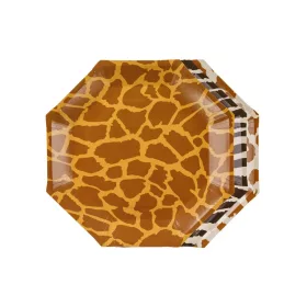 Papírtányér 23cm 6db, Safari, Dzsungel