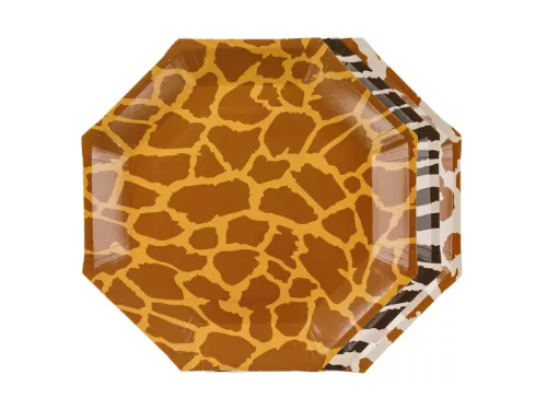 Papírtányér 23cm 6db, Safari, Dzsungel