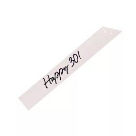 Vállszalag 30-as számmal, Happy 30