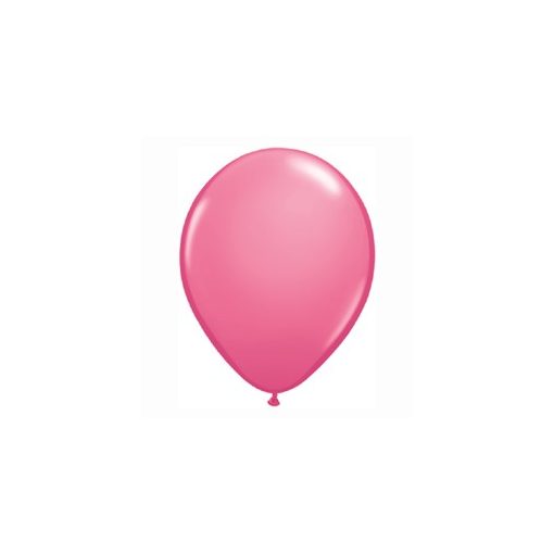 Lufi QUALATEX 5" (13cm-es) Latex léggömb, fashion színek 100db/csomag, rózsaszín, fashion rose 43600
