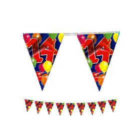 Zászlófüzér 14-es számmal, 10m, 04558