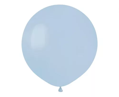 Gömb lufi 19" (48cm-es) léggömb, Powder Blue, Világoskék