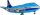 Óriás fólia lufi 36", 91cm-es repülő, airplane