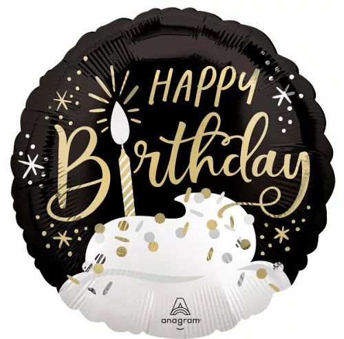 Szülinapi lufi 18" 45cm Happy Birthday