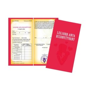 Bizonyítvány, Legjobb Anya