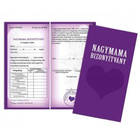 Bizonyítvány, Nagymama