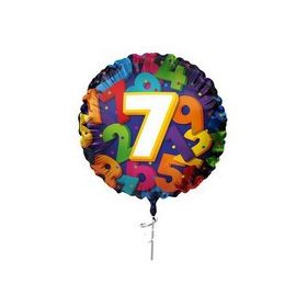 Szám, Számos lufi 18" 45cm - 7-es lufi, 406007