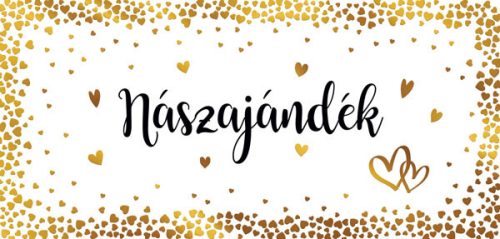 Cardex díszboríték esküvőre, Nászajándék 