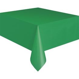 Műanyag asztalterítő 137x274cm sötétzöld, p5091