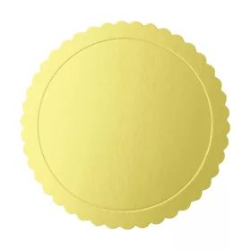 Tortatálca 30cm, kerek, Arany