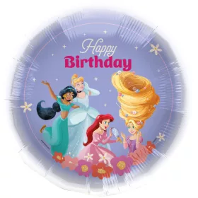   Lufi 17" 43cm Disney Princess - Hercegnők, Happy Birthday