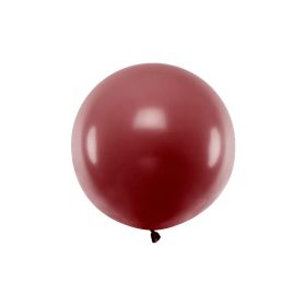   Latex lufi 24" (60cm-es) Latex léggömb, Pasztell Burgundy, Bordó