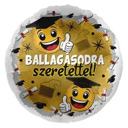 Ballagási lufi 17" 43cm Ballagásodra