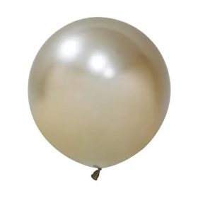   BALONEVI Latex lufi 24" 60cm, 3db/cs, Krom White Gold, Króm Fehérarany