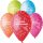 Szülinapi Latex lufi (gumi) 11" 10db/csomag Boldog Születésnapot - 11-printBSZ10