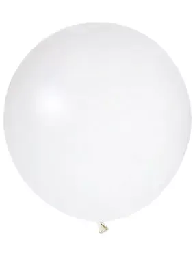 BALONEVI lufi 24" 60cm, 10db/cs, Pastel White, Fehér