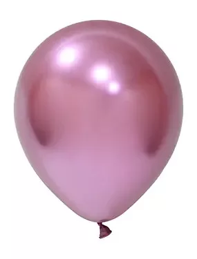 BALONEVI lufi 18" 45cm, 10db/cs, Chrome Pink, Króm Rózsaszín