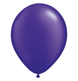 Lufi Qualatex 5" (13cm-es) gyöngyház (pearl) színek -  100db/csomag - gyöngyház lila, pearl quartz purple 43593