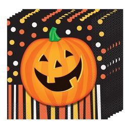 Koponyás Parti Szalvéta Halloween - 33 Cm X 33 cm, 16db, 49192