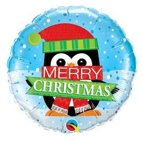 Karácsonyi fólia lufi 18" 45cm Merry Christmas