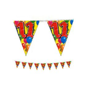 Zászlófüzér 11-es számmal, 10m, 04555