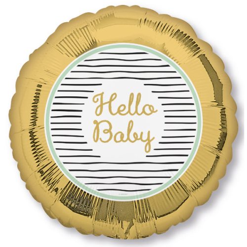 Fólia lufi babaszületésre 18" 45cm - Hello Baby