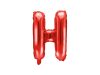 Betű lufi 14" 35cm piros fólia betű, H betű, levegővel tölthető