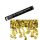 Konfetti ágyú, 60cm, arany fólia szalagokat kilövő,  oTUKSE60-019M