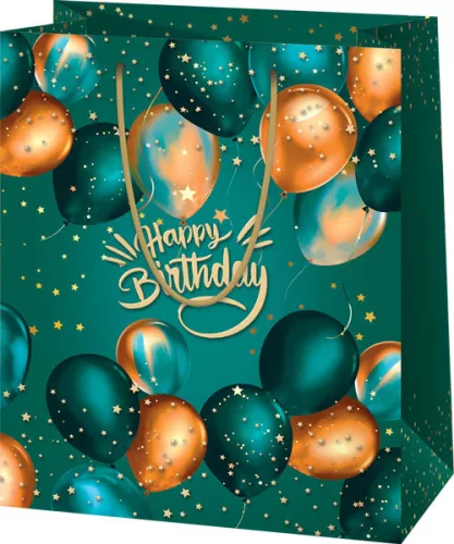 Dísztasak, nagy, álló, Happy Birthday 