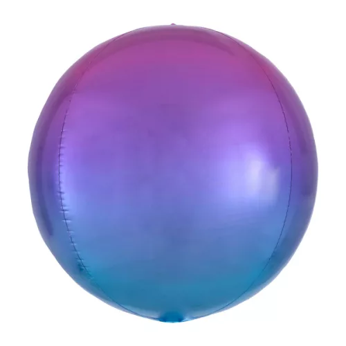 Egyszínű gömb lufi 16" 40cm Orbz,