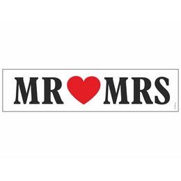 Esküvő, rendszám, Mr és Mrs