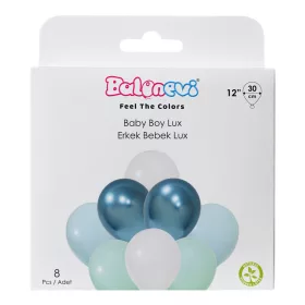Lufi 12", 30cm 8db vegyes színek, Baby Boy Lux