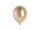 Latex lufi 5" (13cm-es) chrome, Glossy színek -  50db/csomag, Champagne Gold, Arany