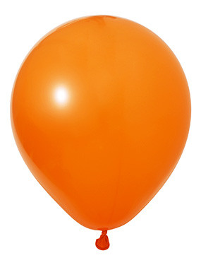 BALONEVI Latex lufi 18" 45cm, 25db/cs, Pastel Orange, Narancssárga